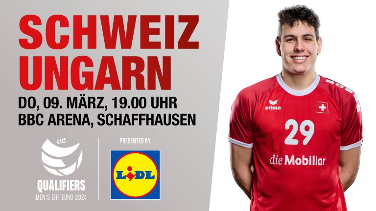 Hopp Schwiiz! Rabattaktion für das Handball EM-Qualifikationsspiel in der BBC Arena!